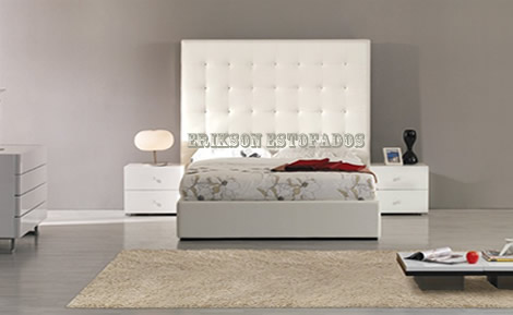 cabeceira de cama bonita estofada cabeceira de cama